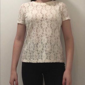 White Lace Ralph Lauren top